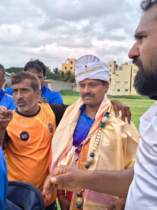 Felicitation of a guest