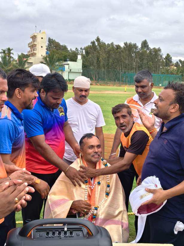 Felicitation of guests