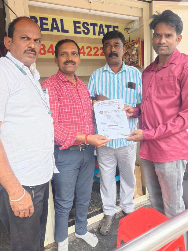 Certificate handed to an elected member